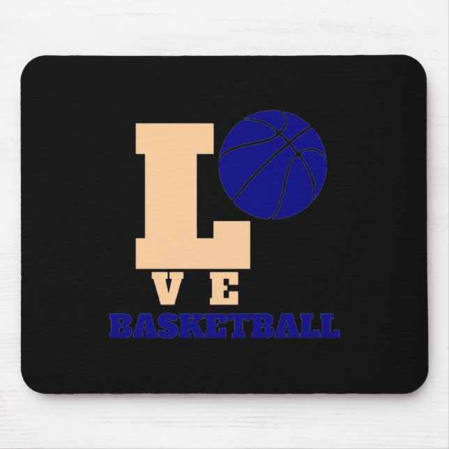 Tapis De Souris Love Basketball 1 (Devant)