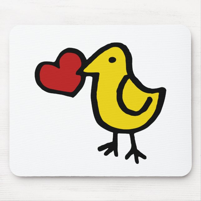 Tapis De Souris Love Bird (Devant)