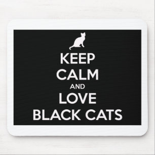 Tapis De Souris Love Black Cats