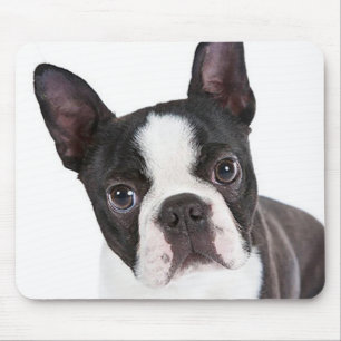 Tapis De Souris Love Boston Terrier Puppy Dog Computer Mousepad