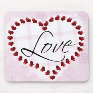Tapis De Souris Love Candy Hearts mousepad