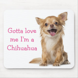 Tapis De Souris Love Chihuahua Puppy Dog Mouse Pad