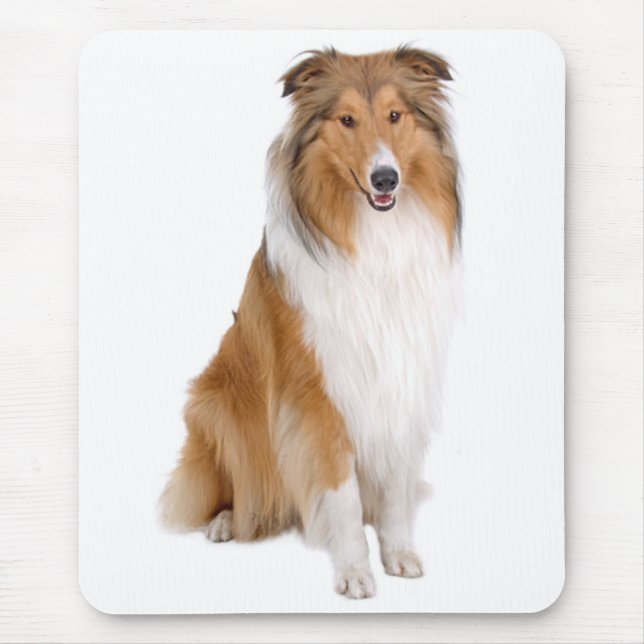 Tapis De Souris Love Collie Puppy Dog (Lassie) Mousepad (Devant)