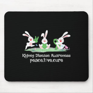 Tapis De Souris Love Cure Green Ribbon Sensibilisation aux maladie