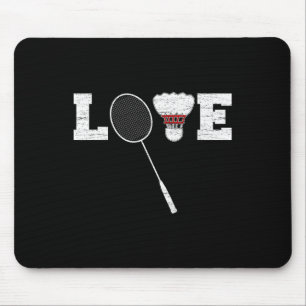 Tapis De Souris Love Dminton Shuttle Birdies - Dminton Sport 1
