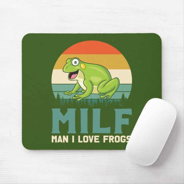 Tapis De Souris Love Frogs Mousepad (Avec souris)