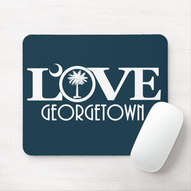 Tapis De Souris LOVE Georgetown Caroline du Sud (Avec souris)