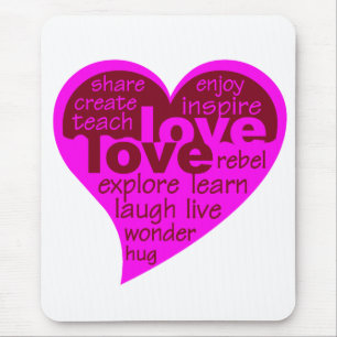 Tapis De Souris Love Heart mousepad
