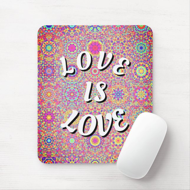 Tapis De Souris Love Is Love Fierté (Avec souris)