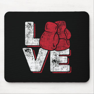 Tapis De Souris Love - Kickboxer Kickboxing Fitness Workout Martia