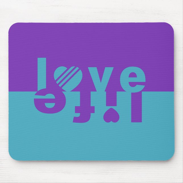 Tapis De Souris LOVE LIFE mousepad (Devant)