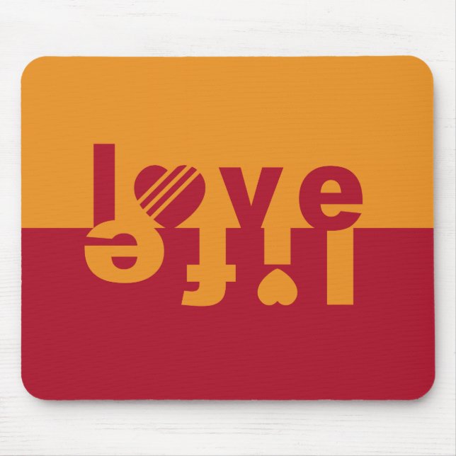 Tapis De Souris LOVE LIFE mousepad (Devant)