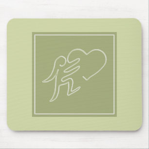 TAPIS DE SOURIS LOVE (LIME)