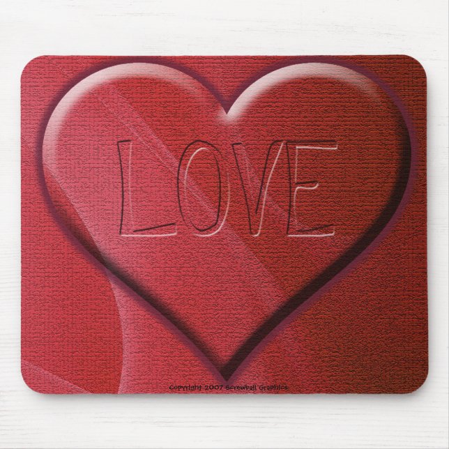 Tapis De Souris Love Mousepad (Devant)