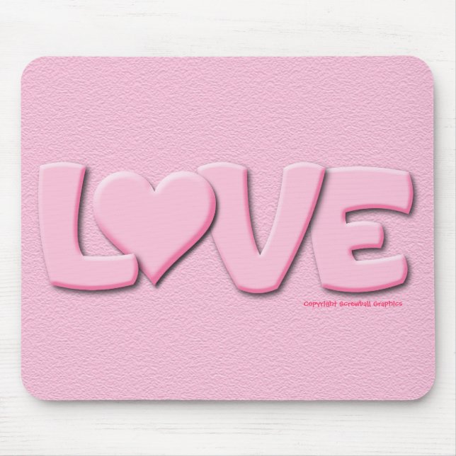 Tapis De Souris Love Mousepad (Devant)