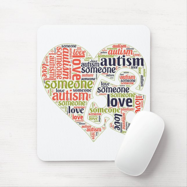 Tapis De Souris Love Mousepad (Avec souris)