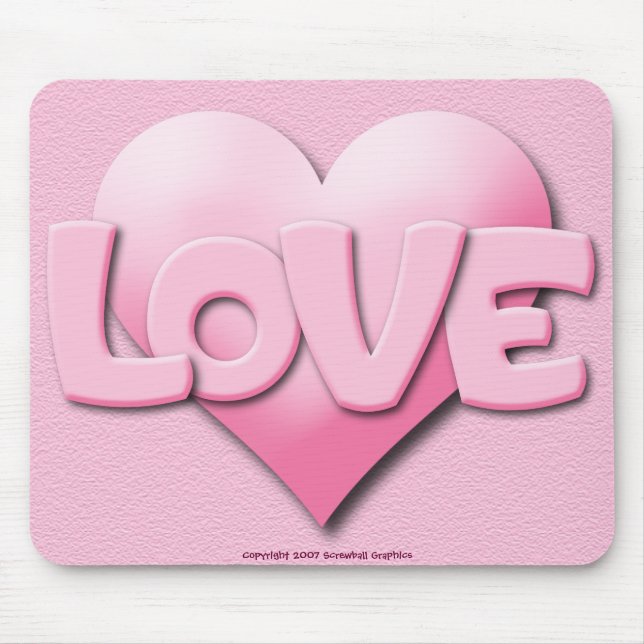 Tapis De Souris Love Mousepad (Devant)