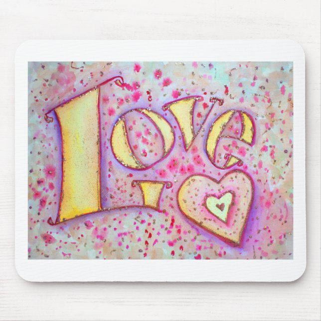 Tapis De Souris Love Painting (Devant)