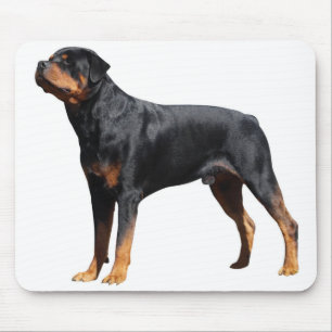 Tapis de souris Love Rottweiler Adulte Chiot Chien