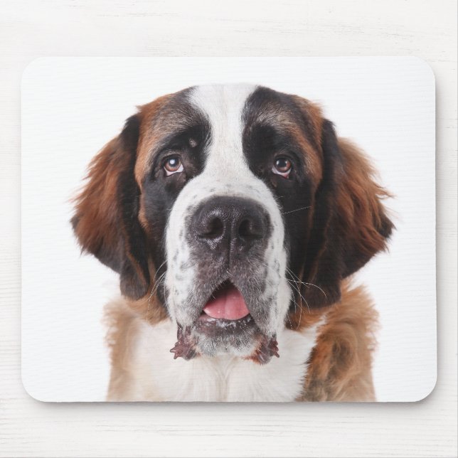 Tapis De Souris Love Saint Bernard Puppy Dog Mousepad (Devant)