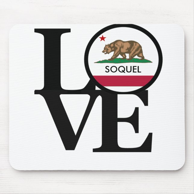 Tapis De Souris LOVE Soquel California Mousepad (Devant)