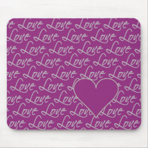 Tapis De Souris Love Text mousepad, personnaliser