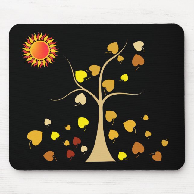 Tapis De Souris Love Tree Souris Pad (Devant)