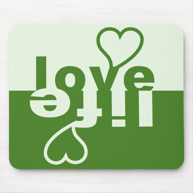 Tapis De Souris Love Vie mousepad (Devant)