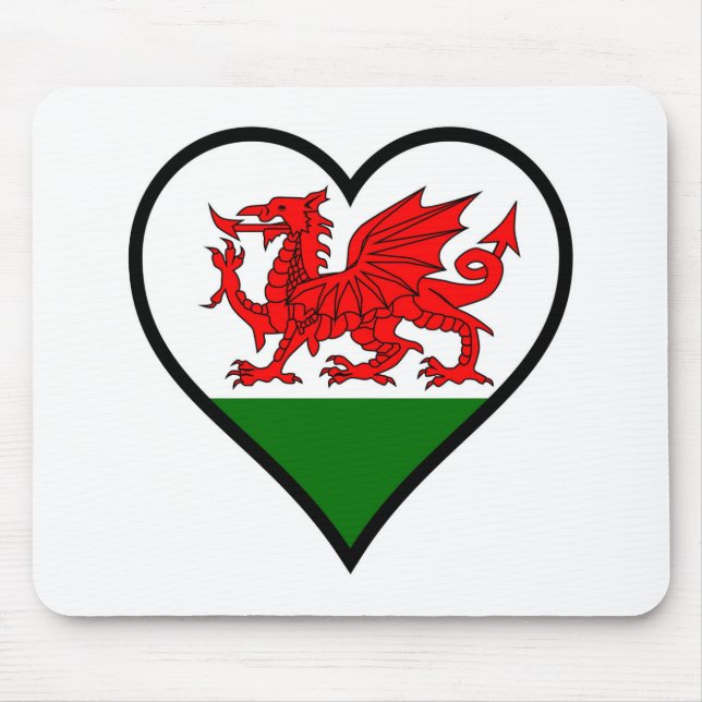 Tapis De Souris Love Wales (Devant)