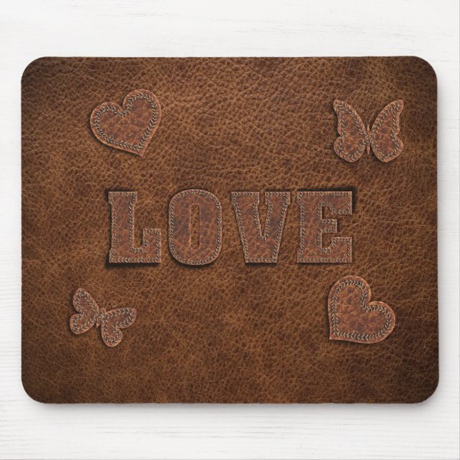 Tapis De Souris Love Western Style (Devant)