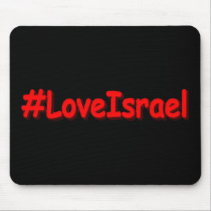 Tapis De Souris "#LoveIsrael" Joli design. Acheter maintenant