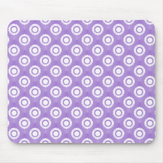 Tapis De Souris Lovely Lavender Funky Flower Mousepad (Devant)