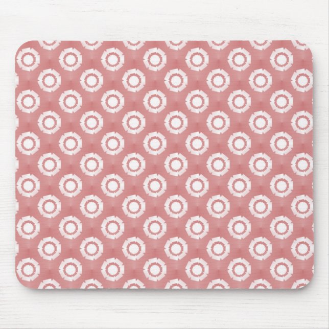 Tapis De Souris Lovely Mauve Funky Flower Mousepad (Devant)