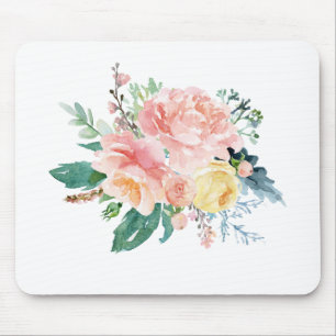 Tapis De Souris Lovely Peony Bouquet
