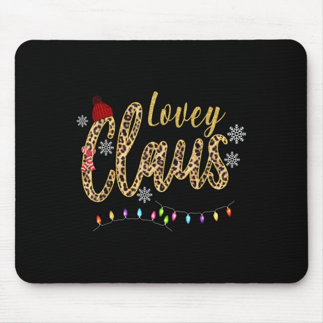 Tapis De Souris Lovey Claus - Christmas Gift  (Devant)