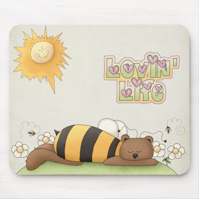 Tapis De Souris Lovin Life Mousepad (Devant)