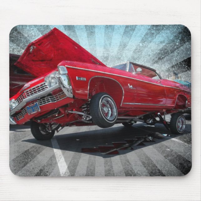 Tapis De Souris Lowrider Chevrolet Impala Mousepad (Devant)