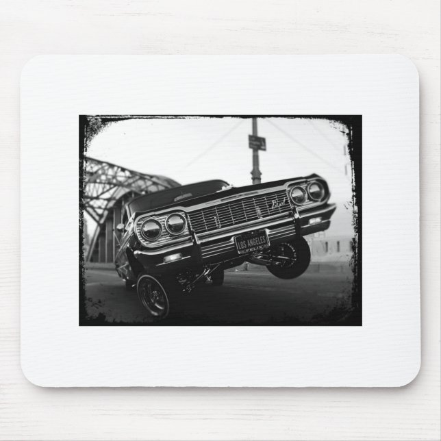 Tapis De Souris Lowrider classique de vieille école de Los Angeles (Devant)