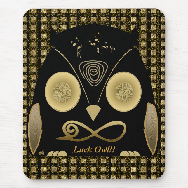 Tapis De Souris Luck Owl ! ! eXi (Devant)