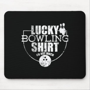 Tapis De Souris Lucky Bowling Shirt Ne Pas Laver Citation Drôle Po