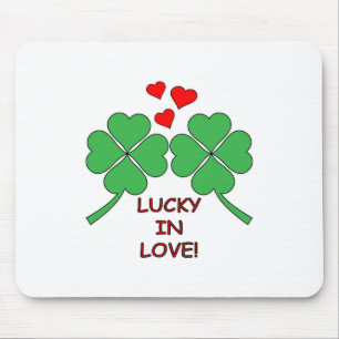 Tapis De Souris Lucky In Love Hearts Clover