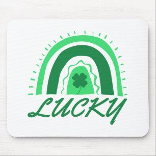 Tapis De Souris Lucky Shamrock Rainbow