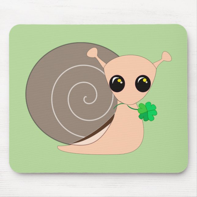 Tapis De Souris Lucky Snail - (Devant)