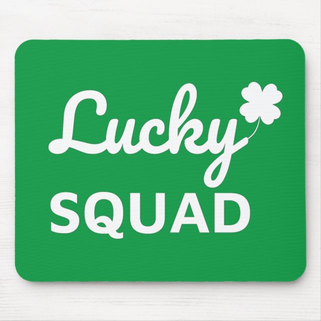 Tapis De Souris Lucky Squad St. Patrick's Day (Devant)