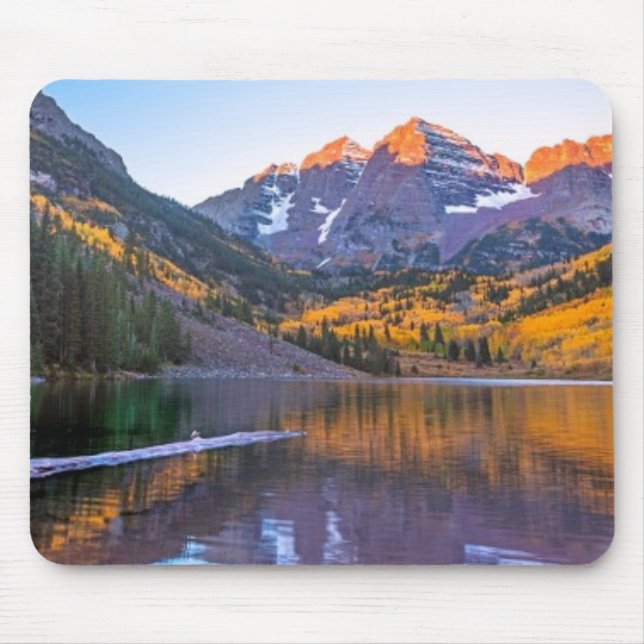 Tapis De Souris Lueur marron de Bells Alpen (Devant)