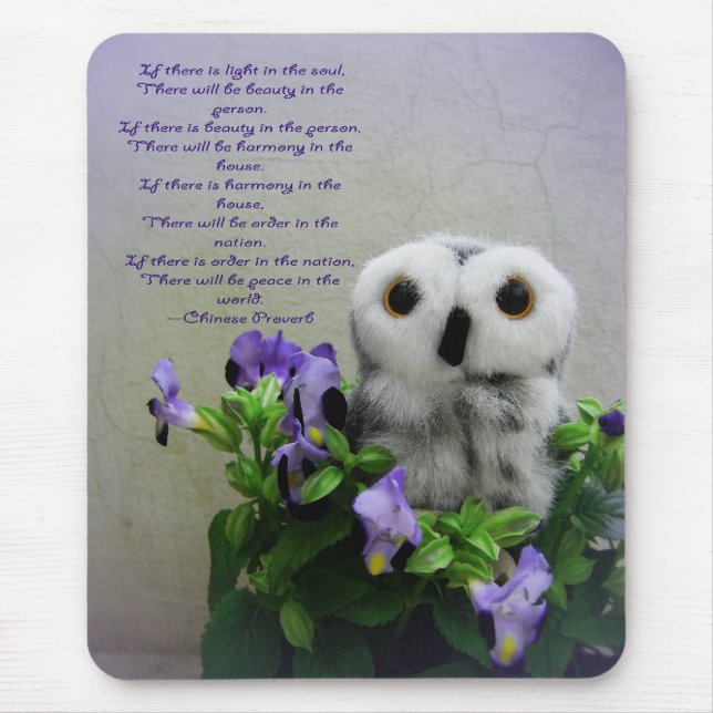 Tapis De Souris Lumière dans l'âme (Devant)