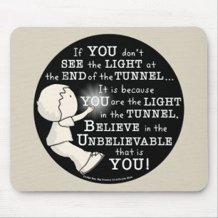 Tapis De Souris Lumière dans le tunnel