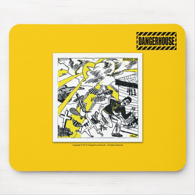 Tapis De Souris LUMIÈRE de Prolixin Dangerhouse du rhinocéros 39 (Devant)