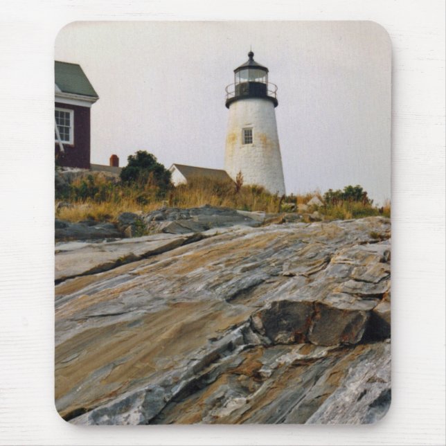Tapis De Souris Lumière Mousepad de point de Pemaquid (Devant)