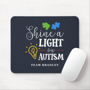 Tapis De Souris Lumière personnalisée sur l'autisme
